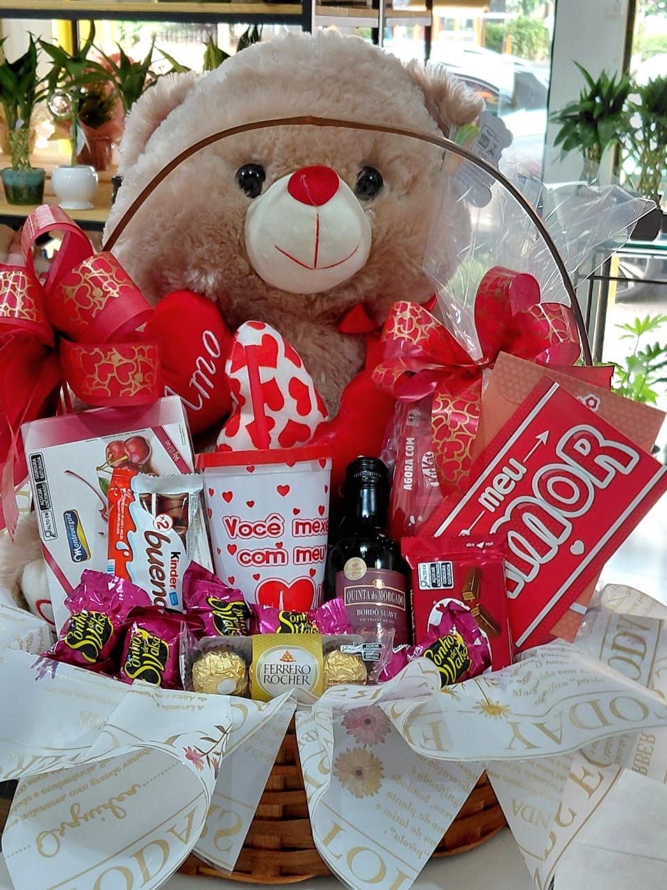 Cesta Urso Apaixonado